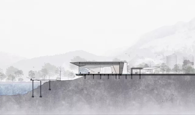 剖面圖，天華建筑設(shè)計